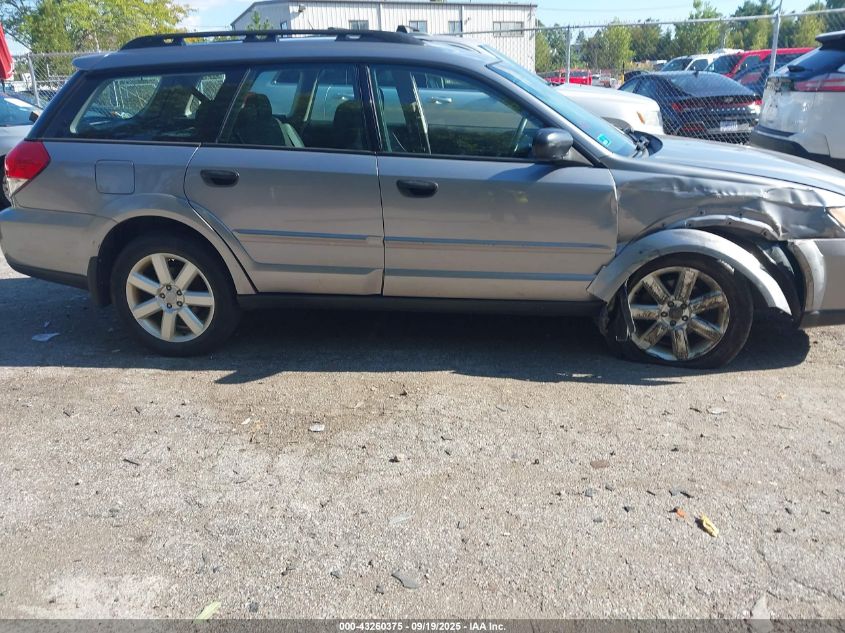 2009 Subaru Outback 2.5I VIN: 4S4BP61C497337660 Lot: 43260375