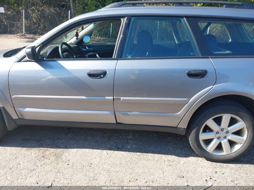 2009 Subaru Outback 2.5I VIN: 4S4BP61C497337660 Lot: 43260375