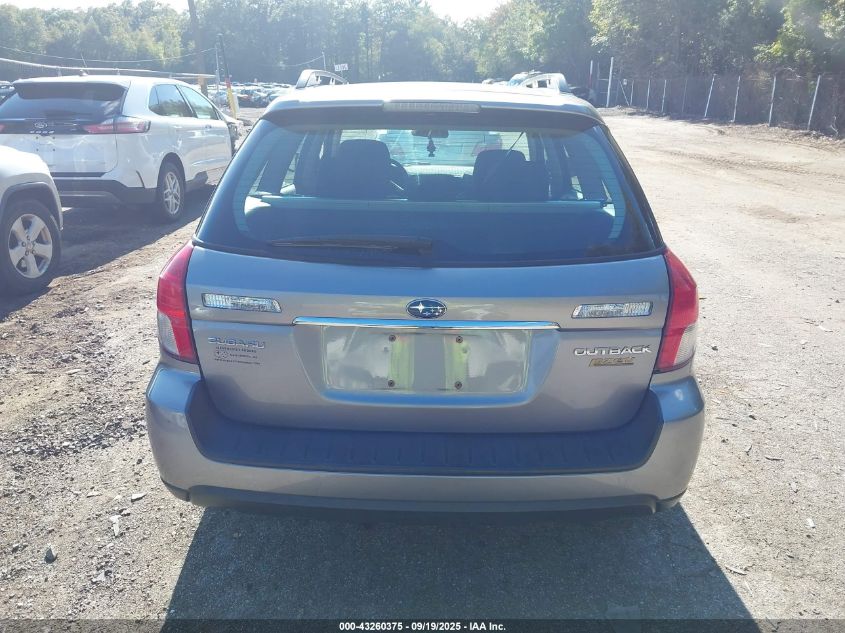 2009 Subaru Outback 2.5I VIN: 4S4BP61C497337660 Lot: 43260375