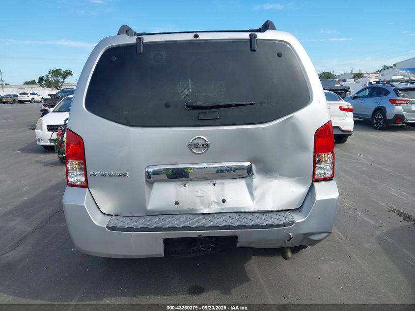 2005 Nissan Pathfinder Xe VIN: 5N1AR18U55C761860 Lot: 43260379