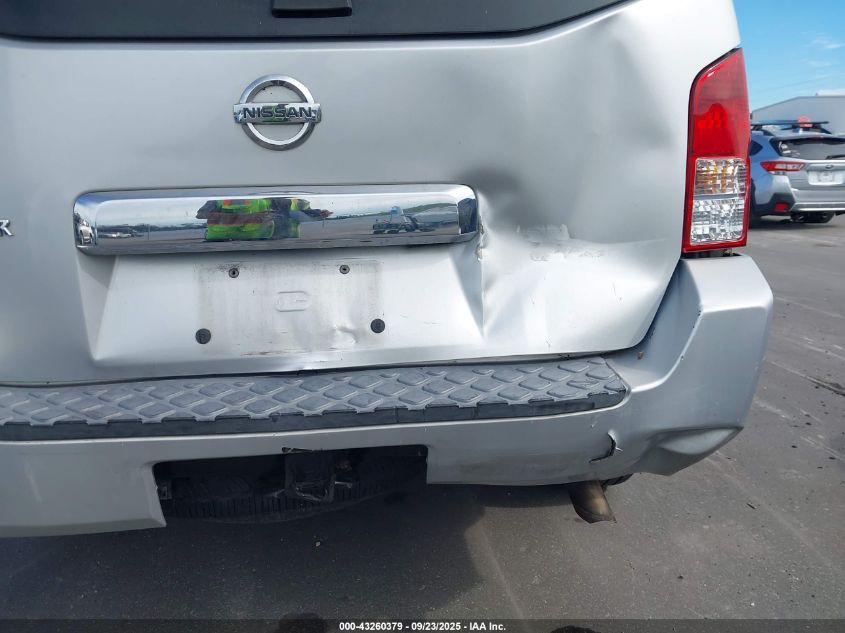 2005 Nissan Pathfinder Xe VIN: 5N1AR18U55C761860 Lot: 43260379