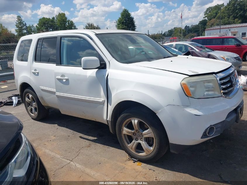 2012 Honda Pilot Ex-L VIN: 5FNYF3H59CB023737 Lot: 43260396