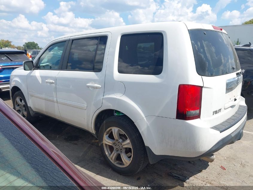 2012 Honda Pilot Ex-L VIN: 5FNYF3H59CB023737 Lot: 43260396