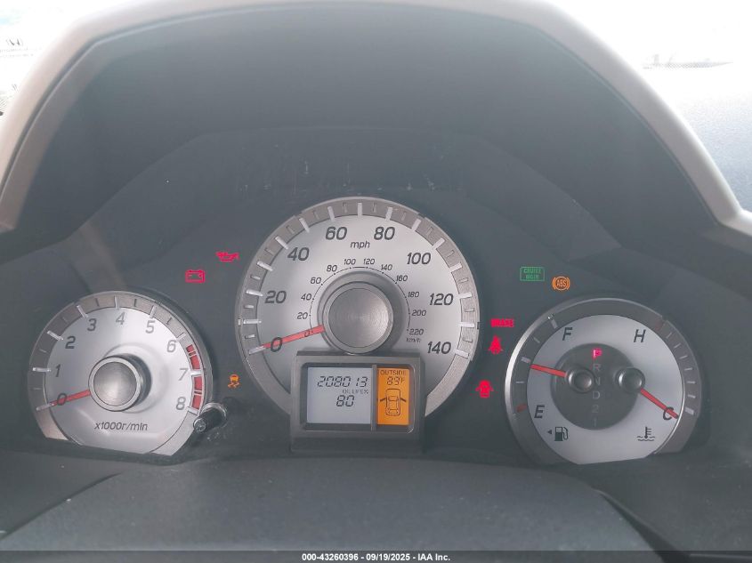 2012 Honda Pilot Ex-L VIN: 5FNYF3H59CB023737 Lot: 43260396