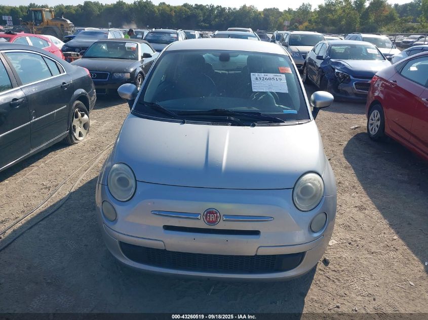 2012 Fiat 500 Pop VIN: 3C3CFFAR0CT123868 Lot: 43260519