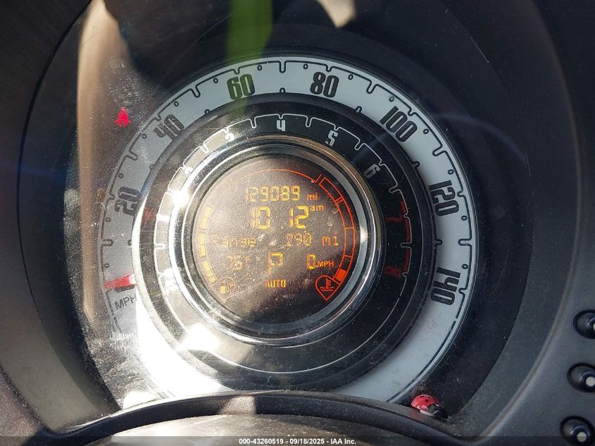 2012 Fiat 500 Pop VIN: 3C3CFFAR0CT123868 Lot: 43260519