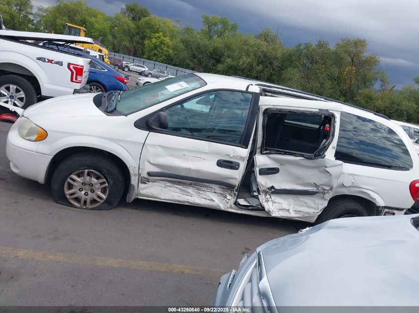 2006 Dodge Grand Caravan Se VIN: 1D4GP24R76B684883 Lot: 43260540