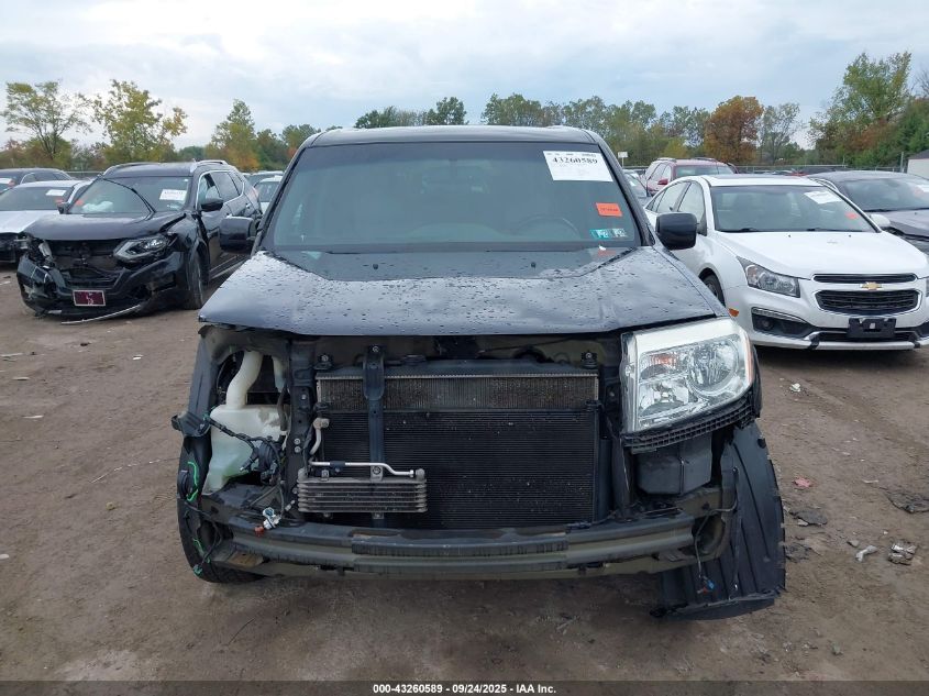 2012 Honda Pilot Ex-L VIN: 5FNYF4H66CB062557 Lot: 43260589