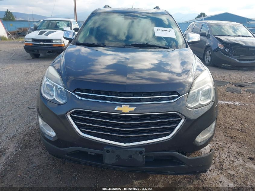 2016 Chevrolet Equinox Ltz VIN: 2GNALDEK1G6288228 Lot: 43260627