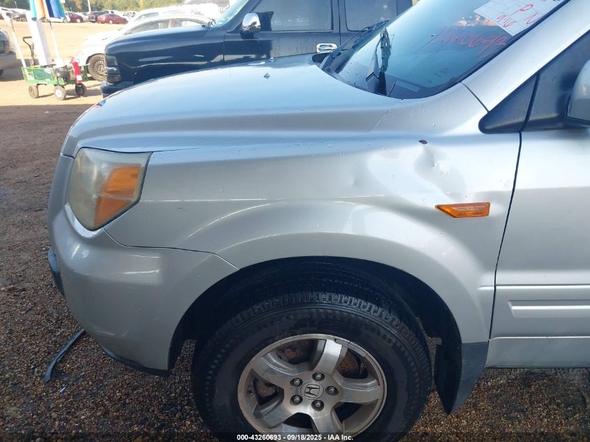 2008 Honda Pilot Ex-L VIN: 5FNYF28528B024164 Lot: 43260693