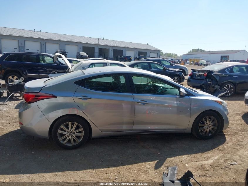 2015 Hyundai Elantra Se VIN: 5NPDH4AE9FH552202 Lot: 43260770