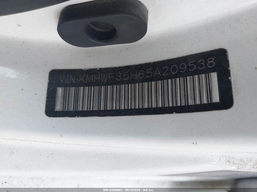 2005 Hyundai Sonata Gls/Lx VIN: KMHWF35H65A209538 Lot: 43260803