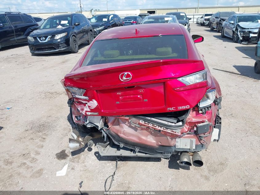 2018 Lexus Rc 350 VIN: JTHHZ5BC2J5018533 Lot: 43260805