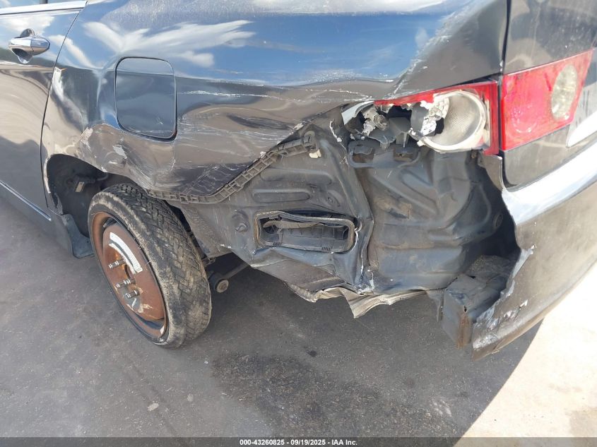 2008 Acura Tsx VIN: JH4CL96868C003452 Lot: 43260825