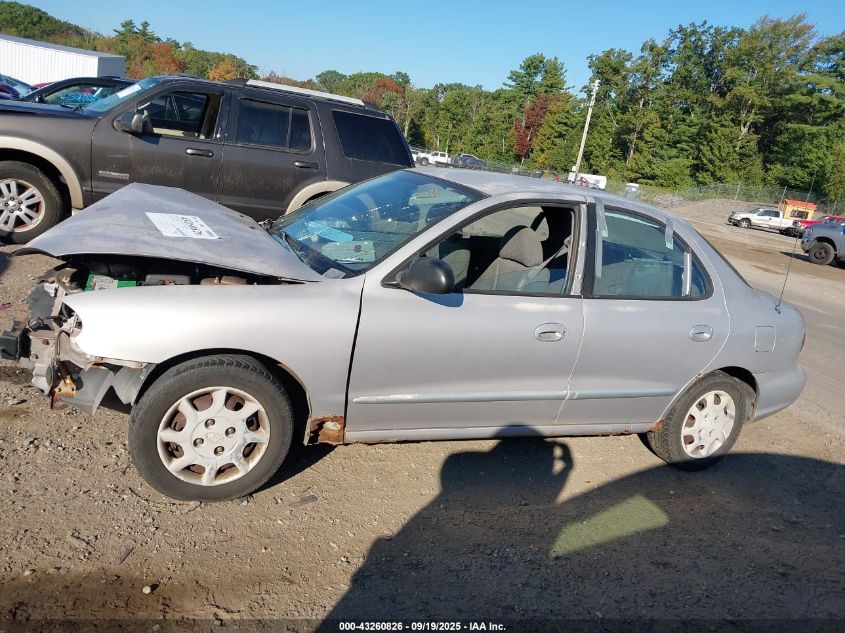 1999 Hyundai Elantra Gl VIN: KMHJF25F0XU879767 Lot: 43260826