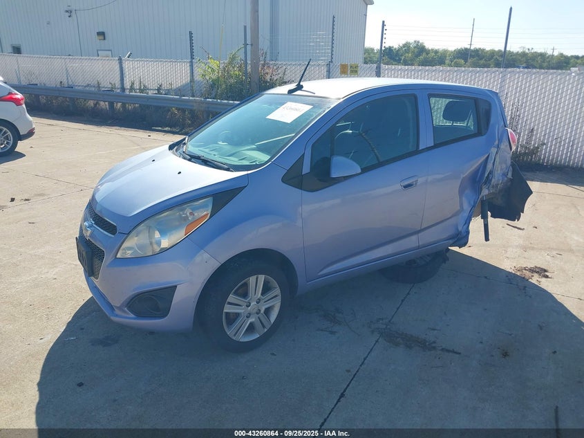 2014 CHEVROLET SPARK 1LT AUTO KL8CD6S92EC588353