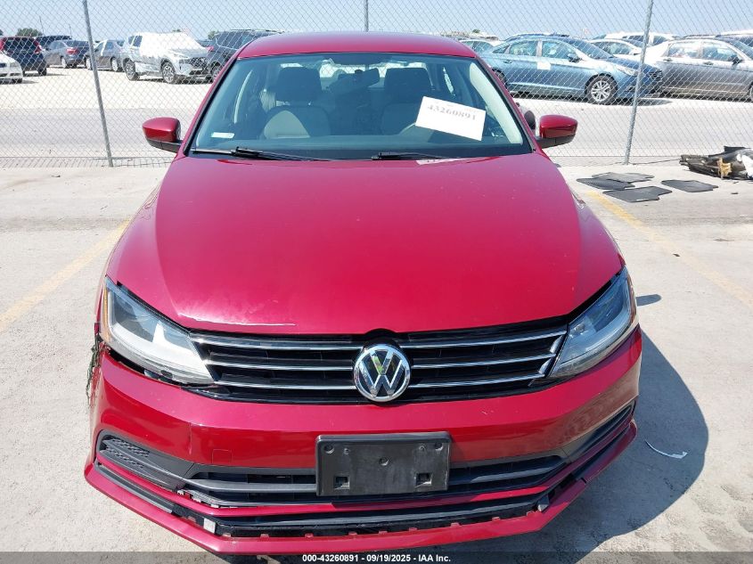 2017 Volkswagen Jetta 1.4T S VIN: 3VW167AJ4HM206866 Lot: 43260891