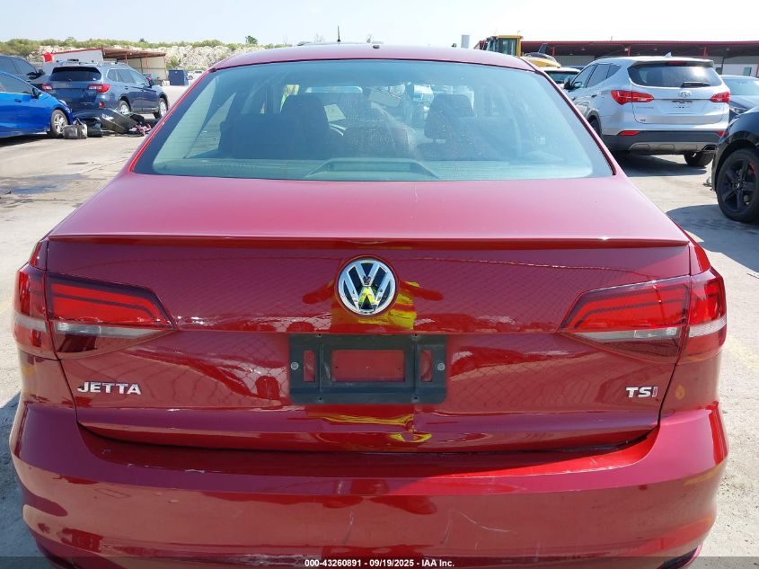 2017 Volkswagen Jetta 1.4T S VIN: 3VW167AJ4HM206866 Lot: 43260891