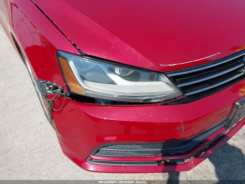 2017 Volkswagen Jetta 1.4T S VIN: 3VW167AJ4HM206866 Lot: 43260891