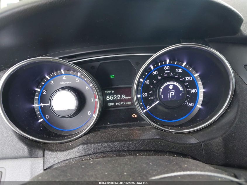 2013 Hyundai Sonata Se VIN: 5NPEC4AC5DH731710 Lot: 43260894