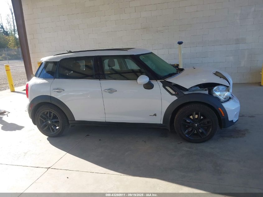 2012 Mini Cooper S Countryman VIN: WMWZC5C53CWM14388 Lot: 43260911