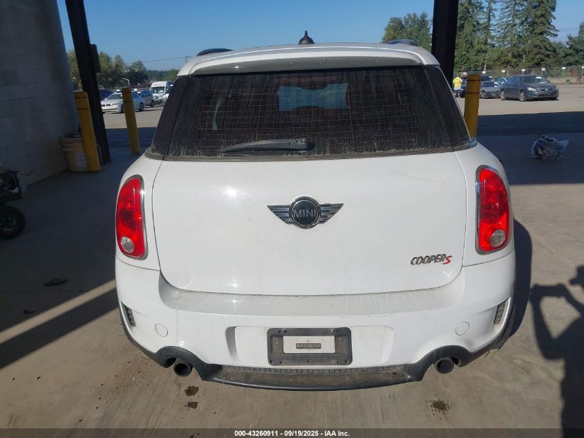 2012 Mini Cooper S Countryman VIN: WMWZC5C53CWM14388 Lot: 43260911