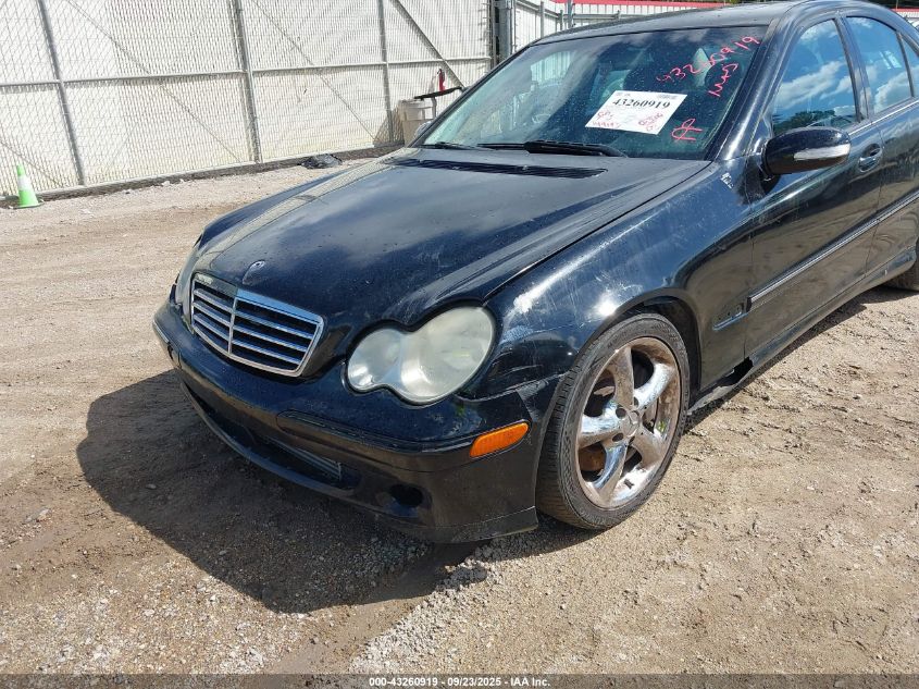 2005 Mercedes-Benz C 230 Kompressor Sport VIN: WDBRF40J15F611535 Lot: 43260919