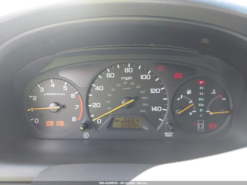 2000 Honda Accord 3.0 Ex VIN: 1HGCG1656YA084334 Lot: 43260935