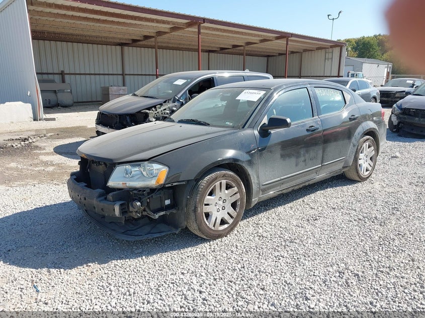 Vin: 1c3cdzab9cn323674, lot: 43755506, dodge avenger se 20122