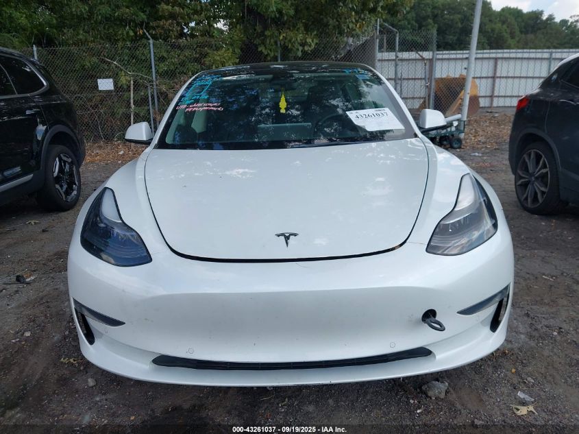 2022 Tesla Model 3 Long Range Dual Motor All-Wheel Drive VIN: 5YJ3E1EBXNF192681 Lot: 43261037