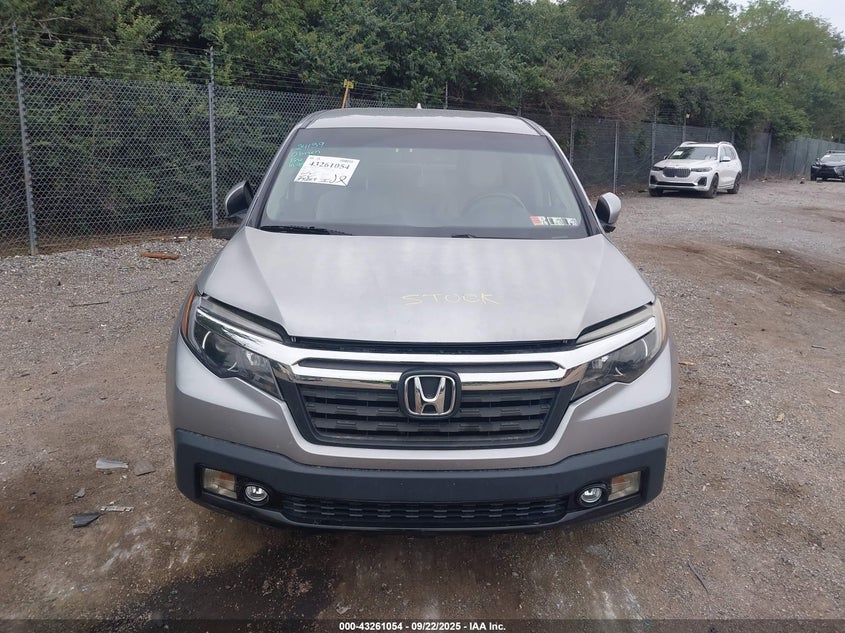 2017 HONDA RIDGELINE RTL-T - 5FPYK3F67HB026254