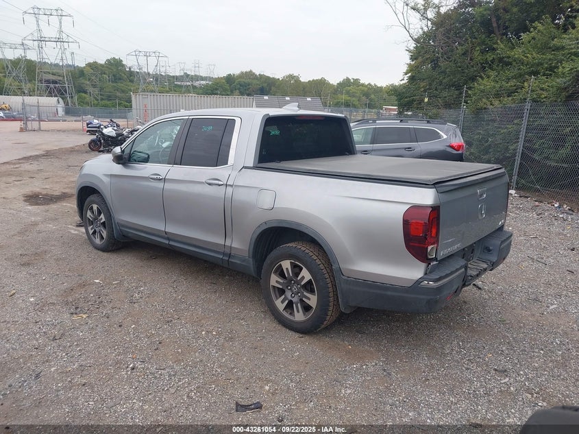 2017 HONDA RIDGELINE RTL-T - 5FPYK3F67HB026254