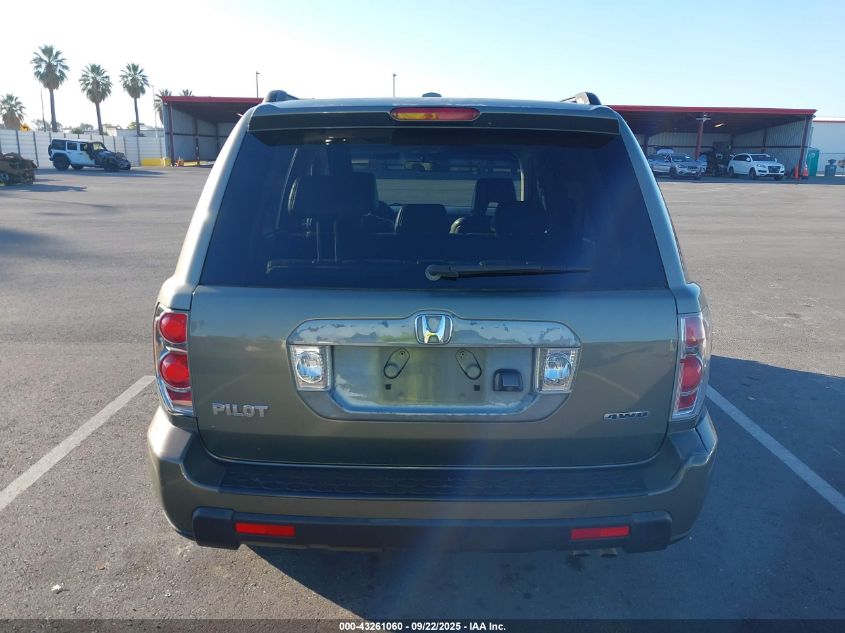 2007 Honda Pilot Ex-L VIN: 5FNYF18787B016337 Lot: 43261060