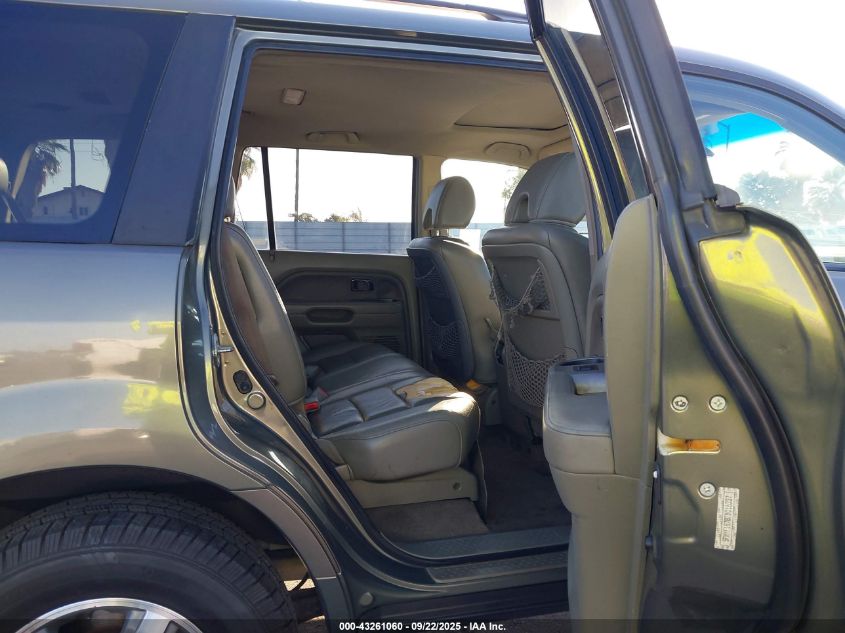 2007 Honda Pilot Ex-L VIN: 5FNYF18787B016337 Lot: 43261060