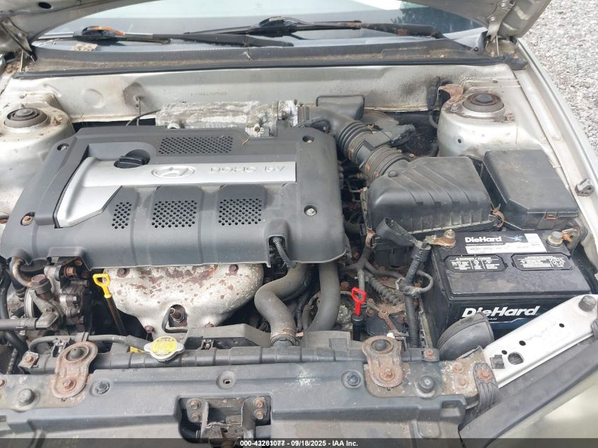 2004 Hyundai Elantra Gls/Gt VIN: KMHDN46D14U874503 Lot: 43261077