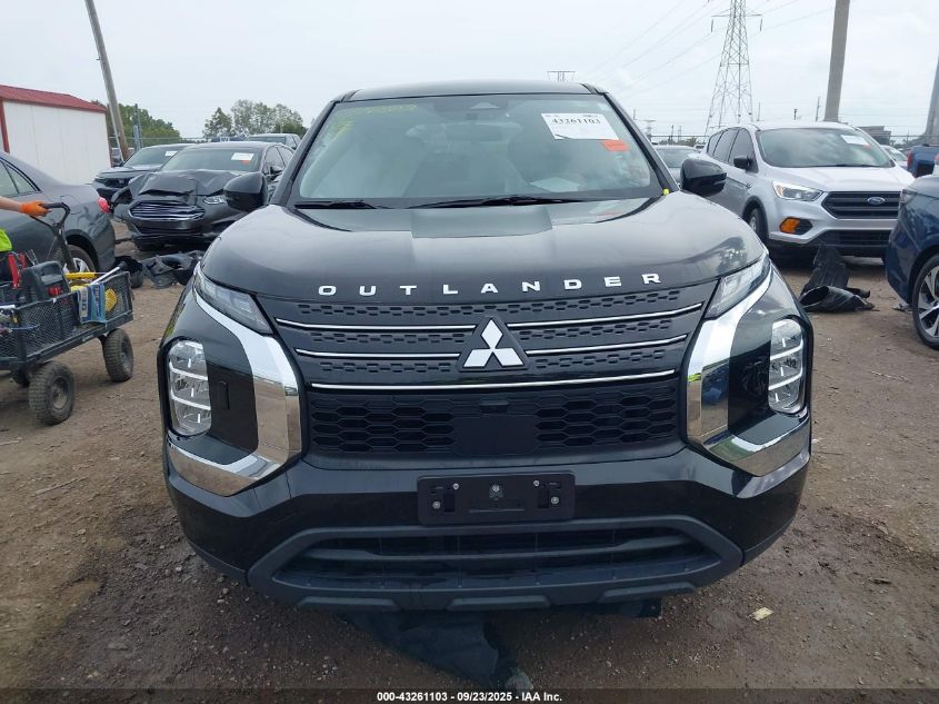 2022 Mitsubishi Outlander Es 2.5 S-Awc VIN: JA4J4TA83NZ082494 Lot: 43261103