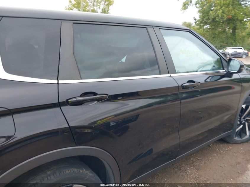 2022 Mitsubishi Outlander Es 2.5 S-Awc VIN: JA4J4TA83NZ082494 Lot: 43261103