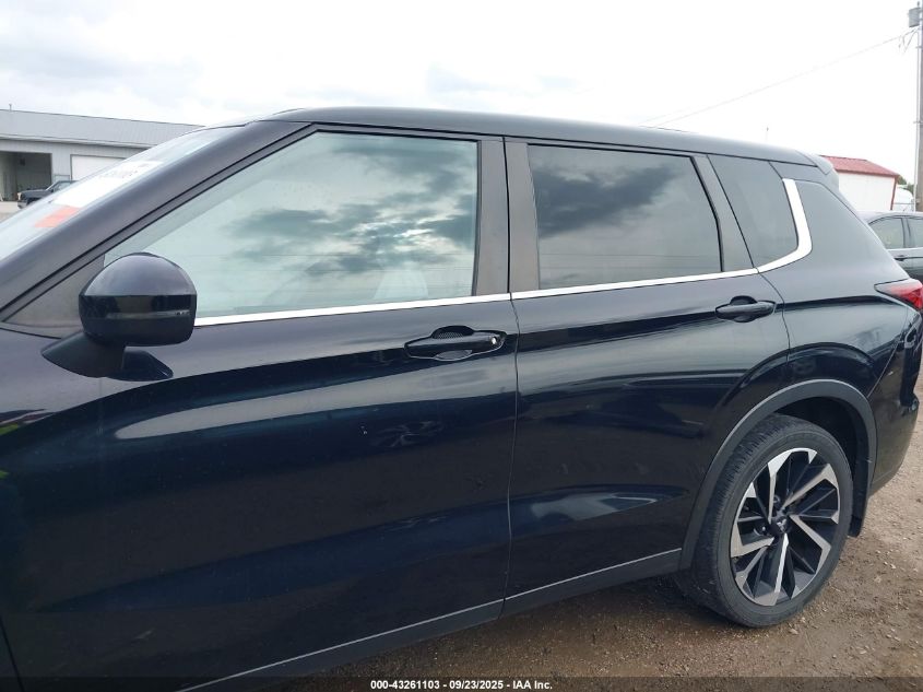 2022 Mitsubishi Outlander Es 2.5 S-Awc VIN: JA4J4TA83NZ082494 Lot: 43261103