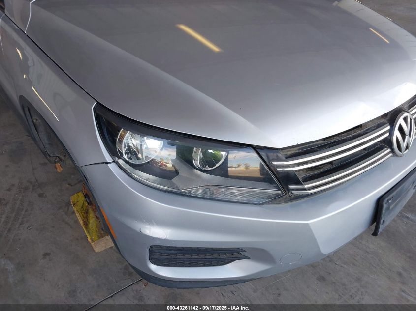 2016 Volkswagen Tiguan S VIN: WVGAV7AXXGW604569 Lot: 43261142