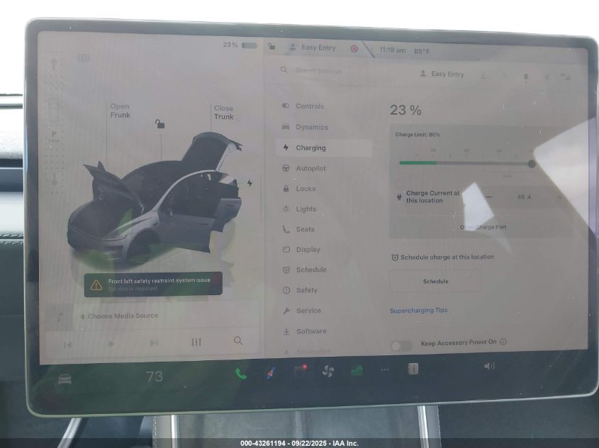 2026 Tesla Model Y VIN: 7SAYGDEE9TA455316 Lot: 43261194