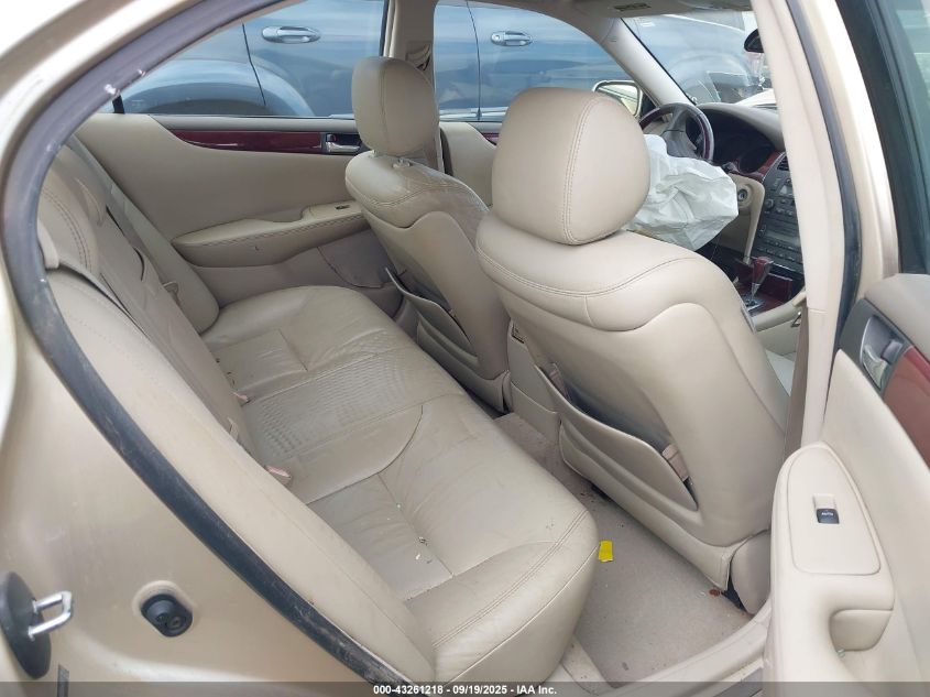 2004 Lexus Es 330 VIN: JTHBA30G645013265 Lot: 43261218