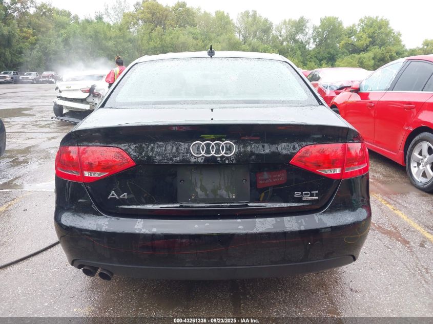 2012 Audi A4 2.0T Premium VIN: WAUDFAFL9CN004141 Lot: 43261336