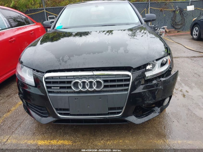 2012 Audi A4 2.0T Premium VIN: WAUDFAFL9CN004141 Lot: 43261336