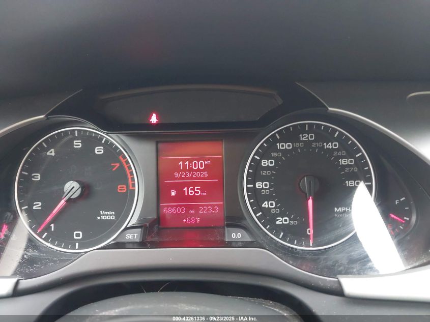 2012 Audi A4 2.0T Premium VIN: WAUDFAFL9CN004141 Lot: 43261336