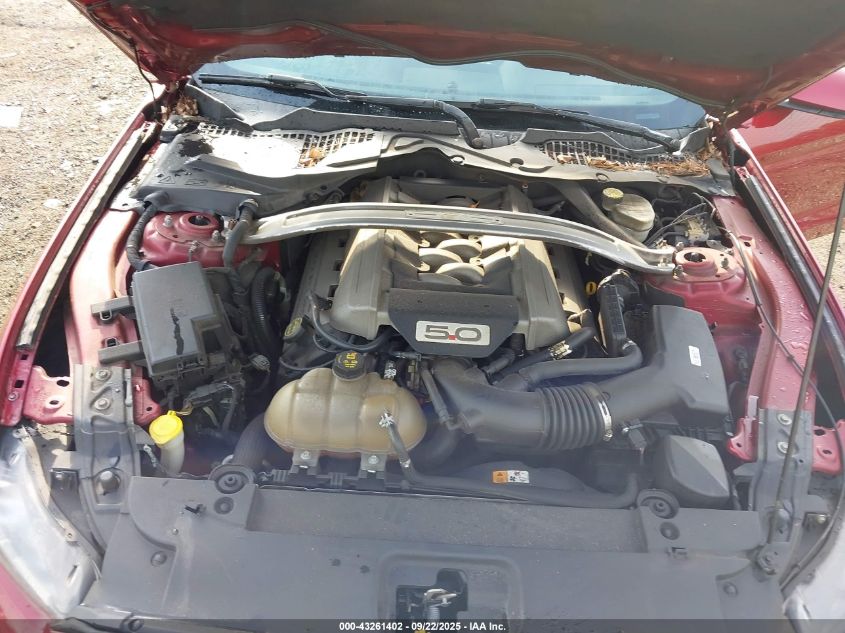 2016 Ford Mustang Gt Premium VIN: 1FA6P8CF2G5255899 Lot: 43261402