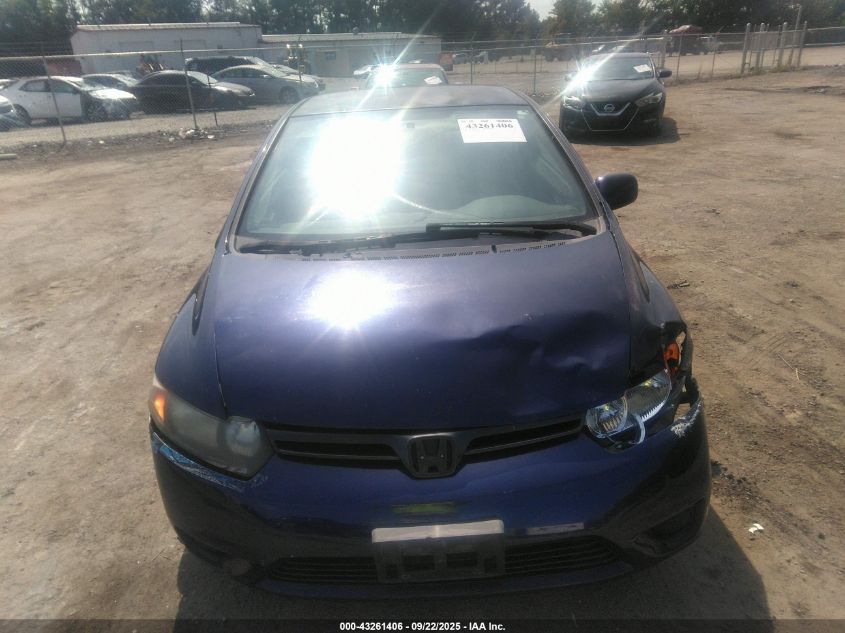 2007 Honda Civic Lx VIN: 2HGFG126X7H578496 Lot: 43261406