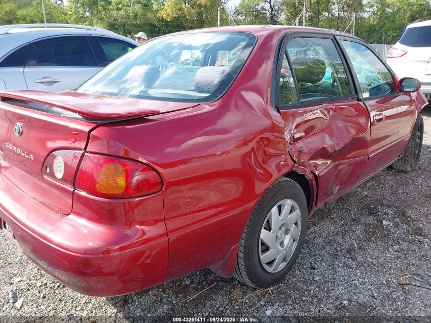2001 Toyota Corolla S VIN: 2T1BR12E11C492011 Lot: 43261411