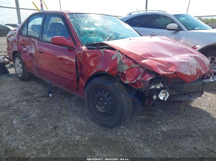 2001 Toyota Corolla S VIN: 2T1BR12E11C492011 Lot: 43261411