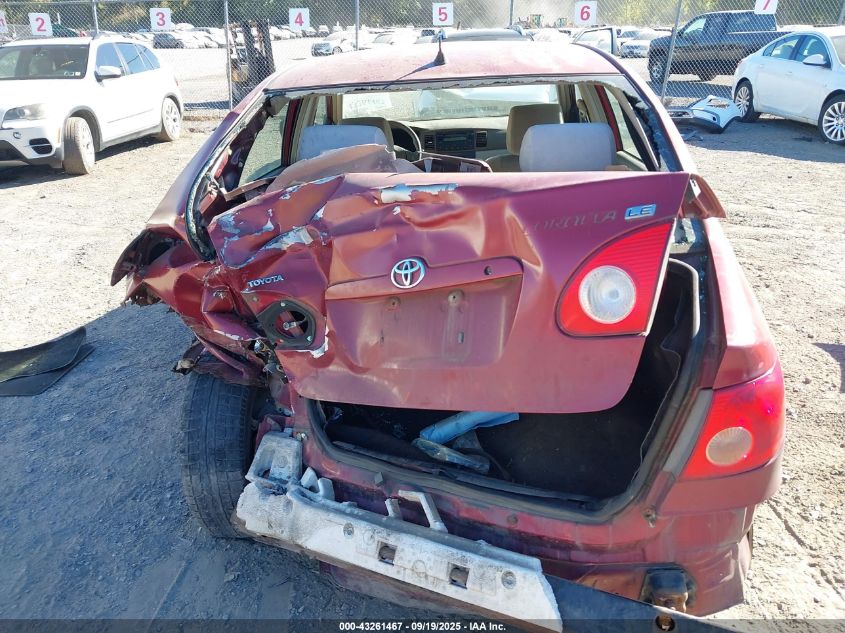 2005 Toyota Corolla Le VIN: 1NXBR32E65Z358885 Lot: 43261467