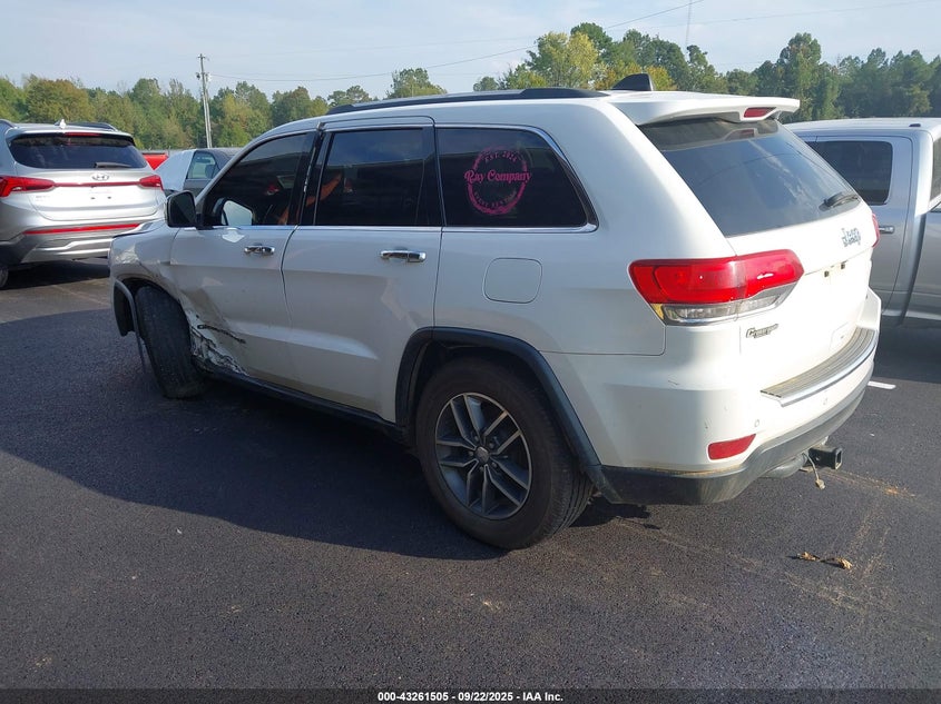 VIN 1C4RJEBG7HC641975 2017 JEEP GRAND CHEROKEE LIMITED 4X2